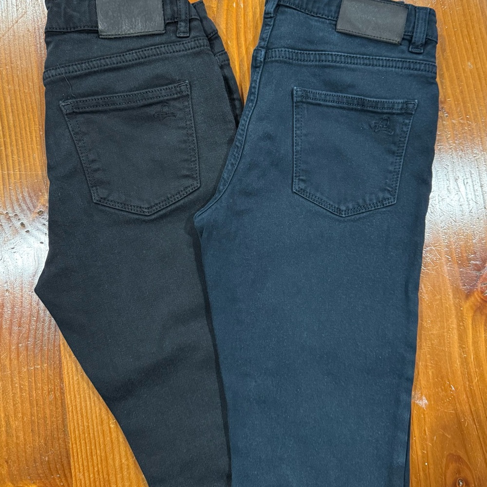DL1961 Black and Blue Slim Fit Jeans